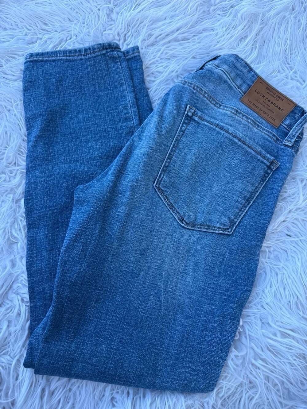 Lucky Brand Size 2/26 Lolita Crop Women's Blue Denim Jeans
